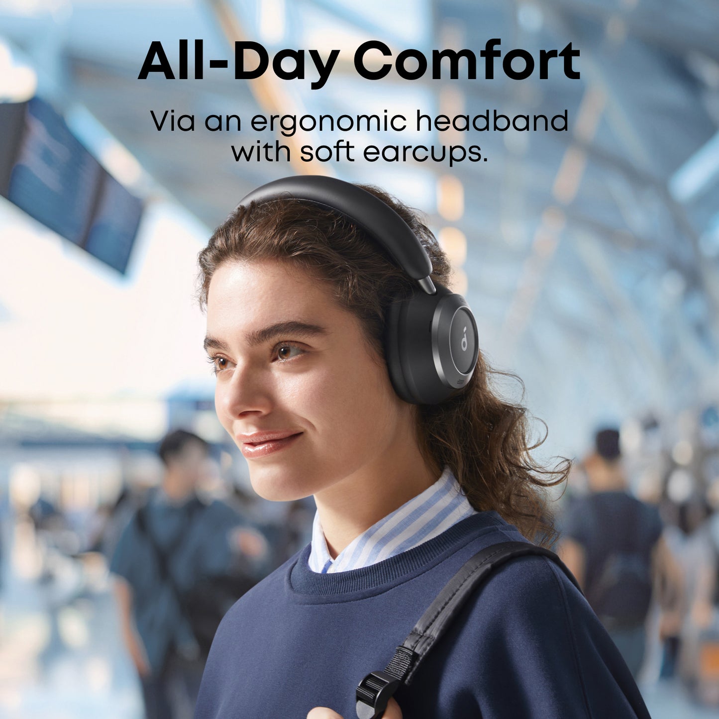 soundcore Space One Pro | FlexiCurve Over-Ear Headphone