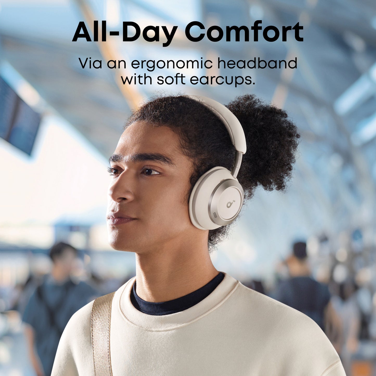 soundcore Space One Pro | FlexiCurve Over-Ear Headphone