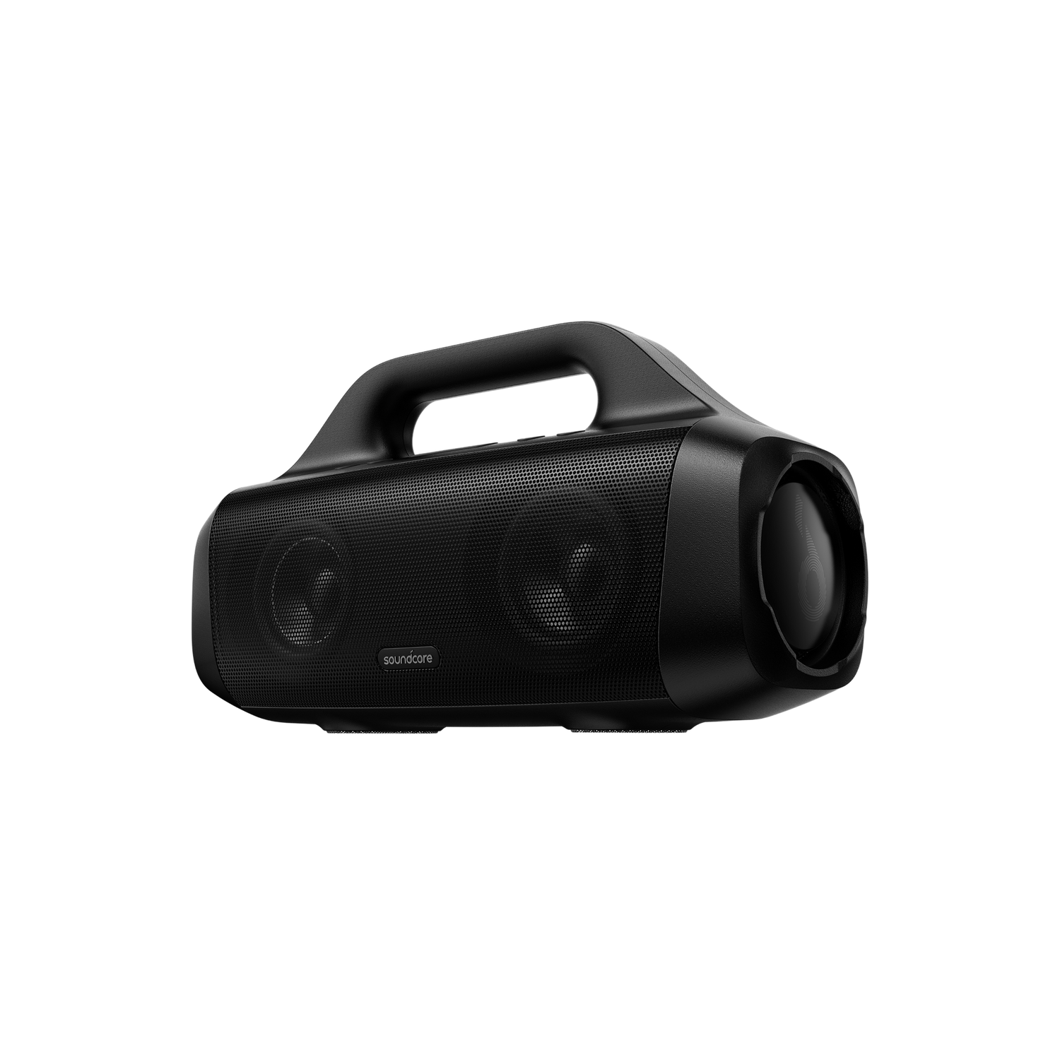 soundcore speaker with dual drivers and carry handle