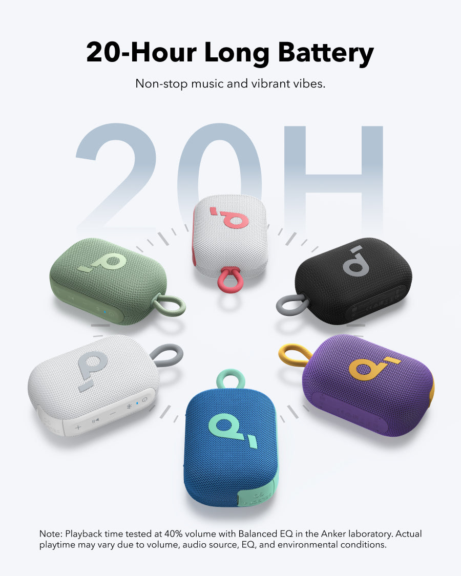 soundcore Select 4 Go Bluetooth Shower Speaker by Anker