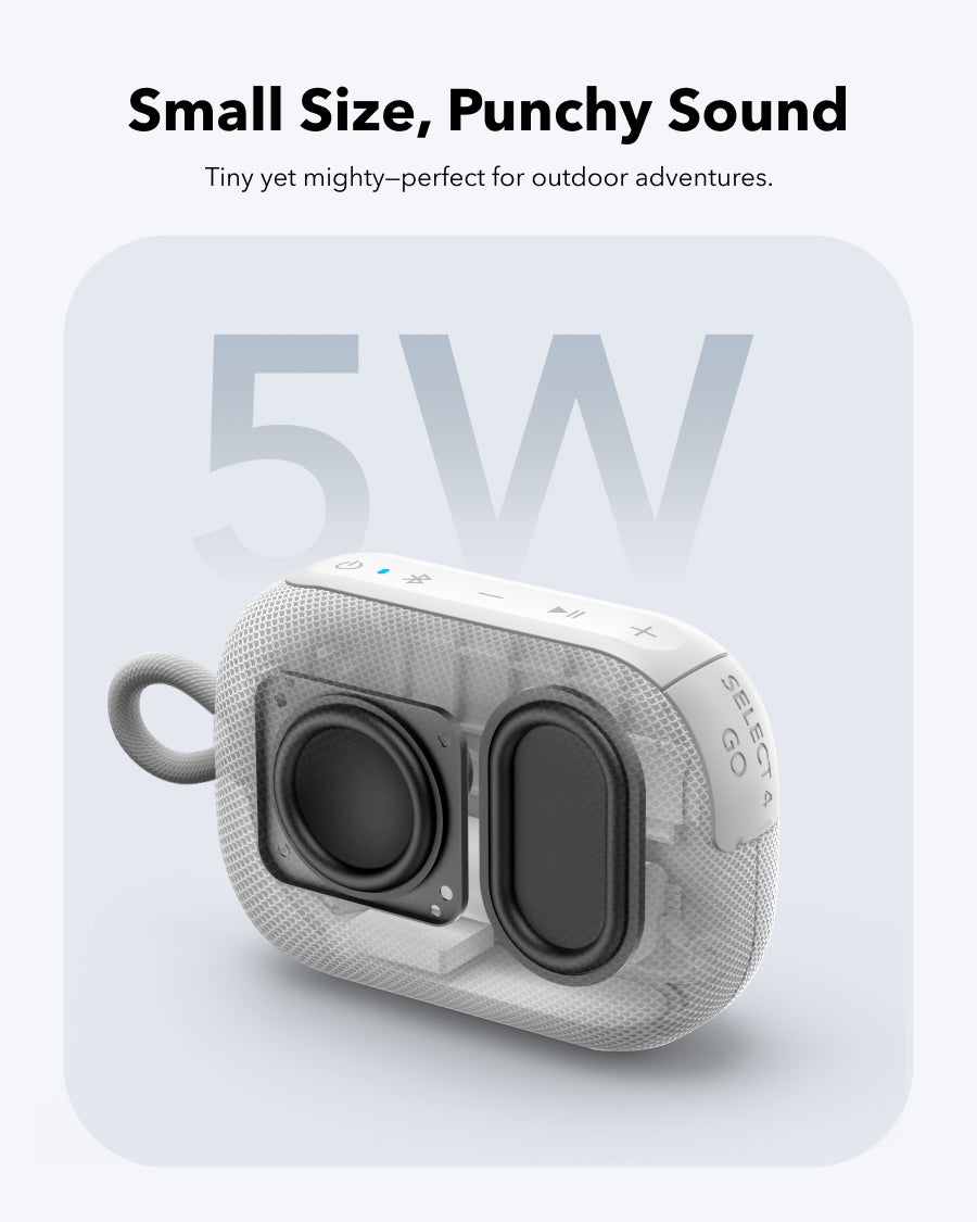 soundcore Select 4 Go Bluetooth Shower Speaker by Anker