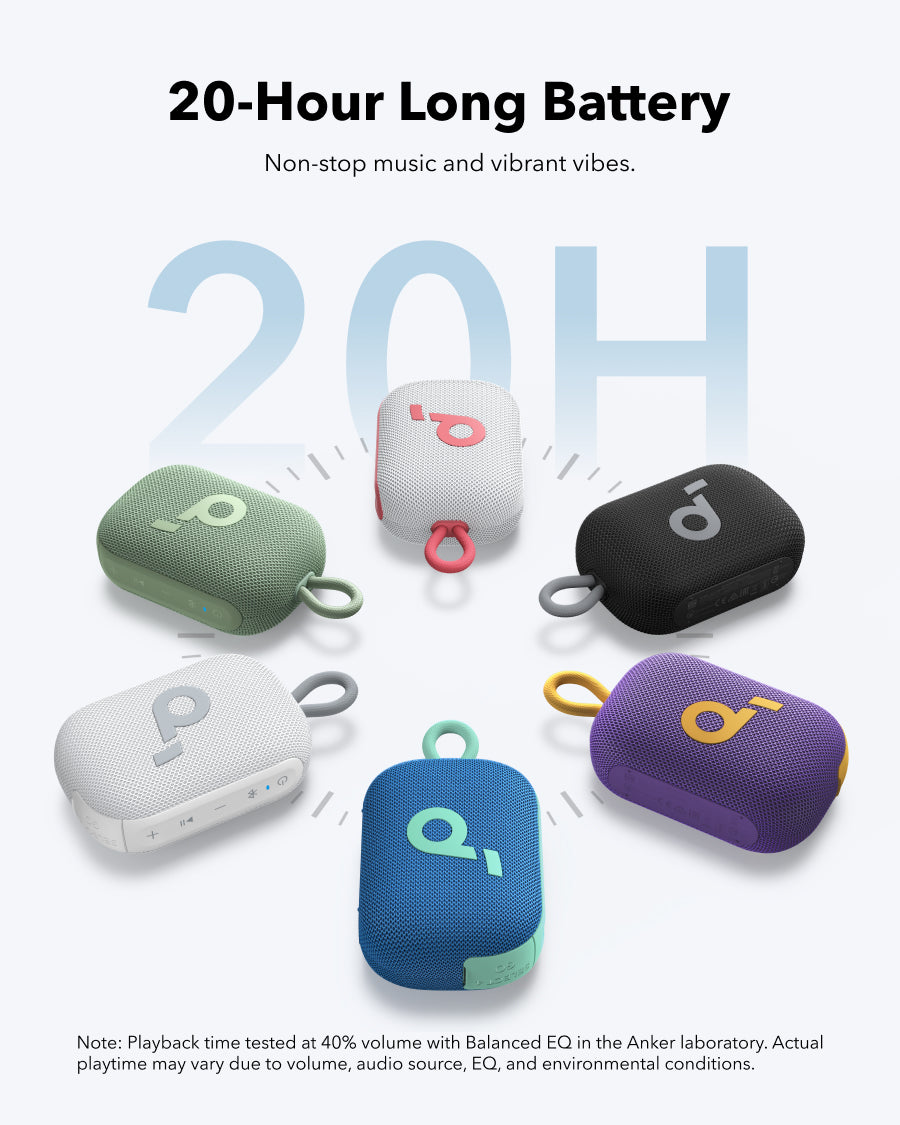 soundcore Select 4 Go Bluetooth Shower Speaker by Anker