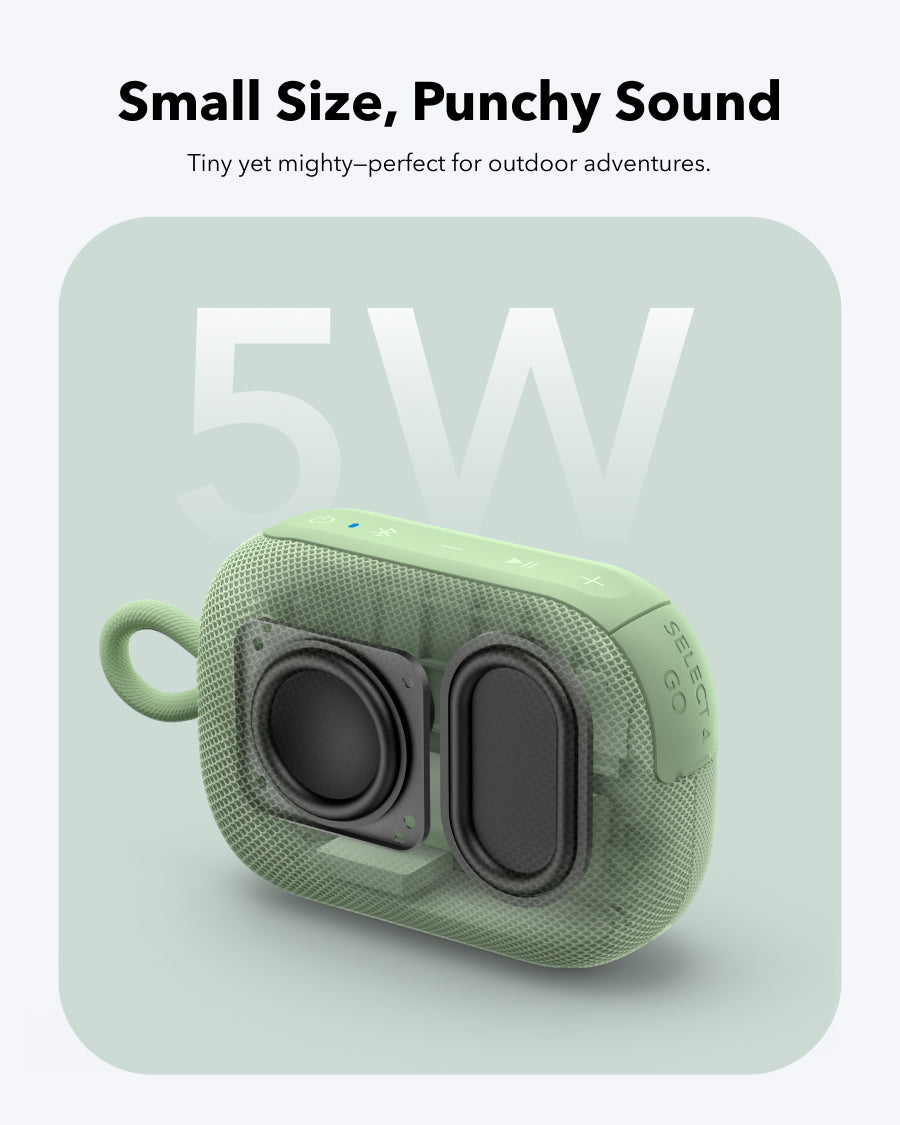 soundcore Select 4 Go Bluetooth Shower Speaker by Anker