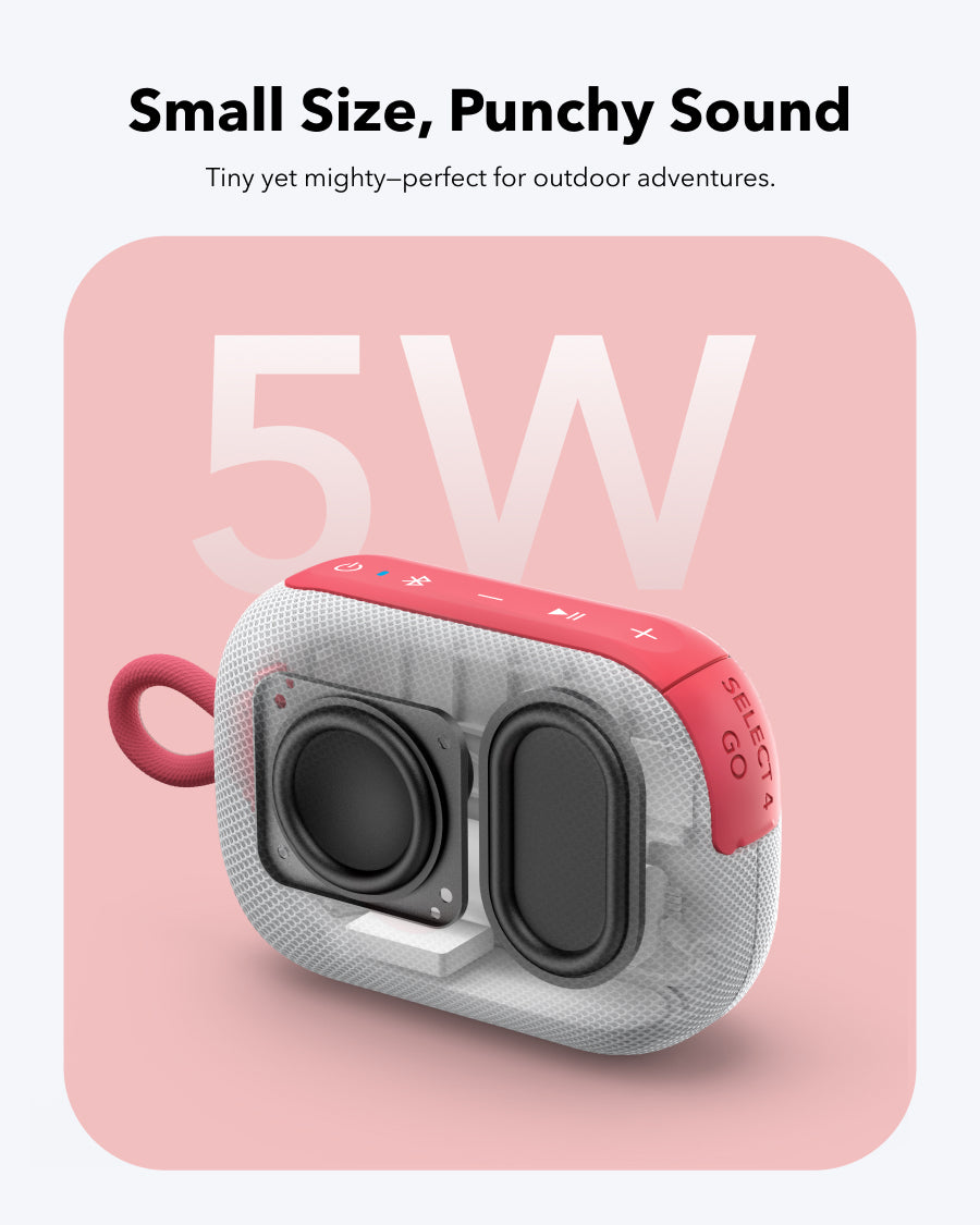 soundcore Select 4 Go Bluetooth Shower Speaker by Anker