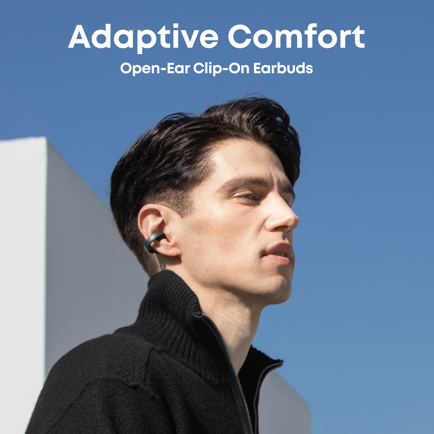 AeroClip |  Open-Ear Clip-On Earbuds with Adaptive Comfort (LIVE）