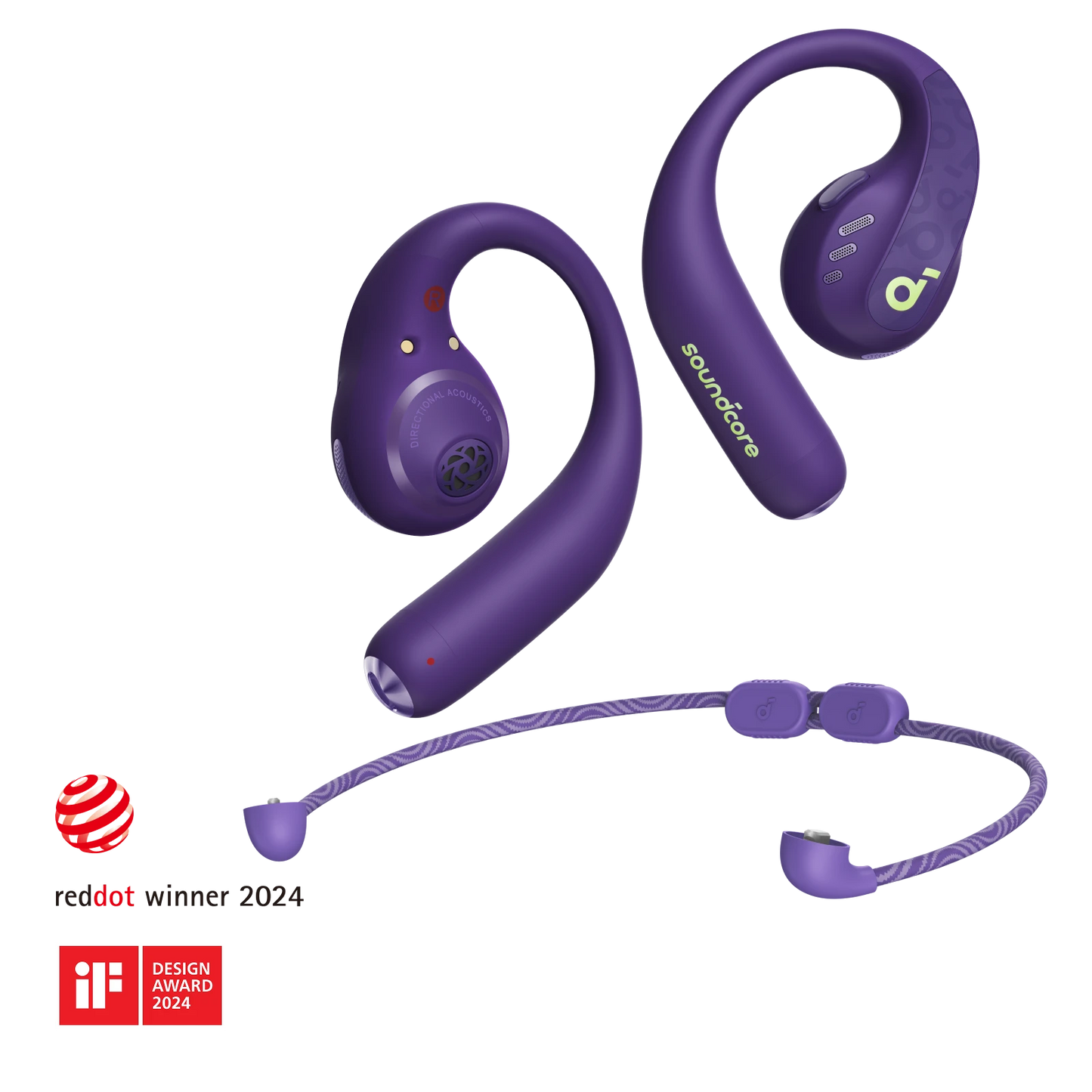 soundcore open ear earbuds with award-winning design