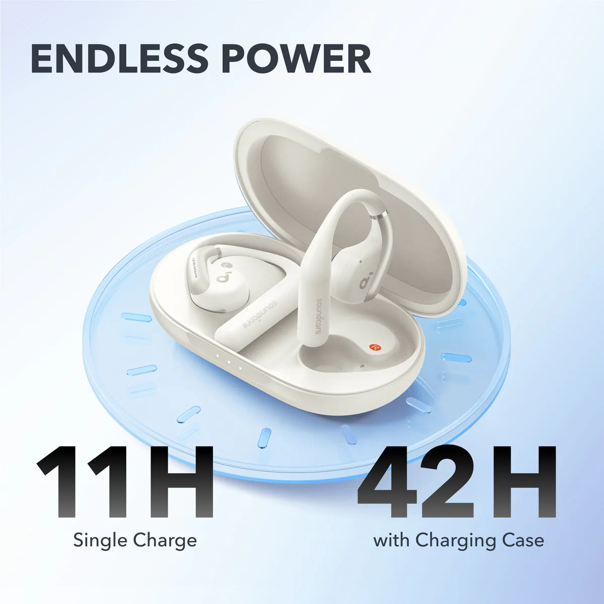 soundcore earbuds with charging case for 42 hours power