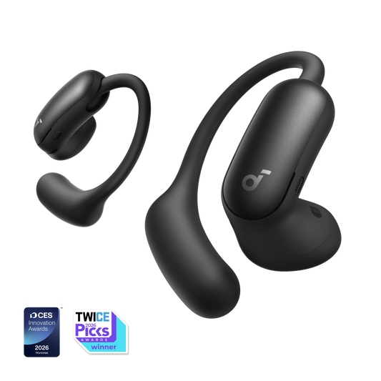 AeroFit 2 Pro｜Dual-Form Earbuds with Open-Ear and Active Noise Cancellation Form