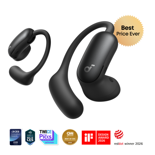 AeroFit 2 Pro | 2-in-1 Earbuds that Switch Between Open-Ear and ANC Modes
