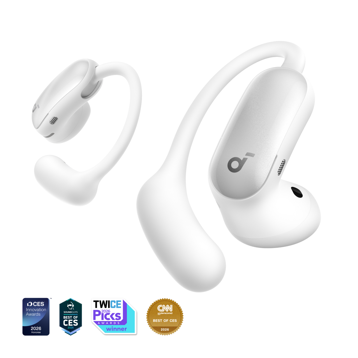 AeroFit 2 Pro｜Dual-Form Earbuds with Open-Ear and Active Noise Cancellation Form