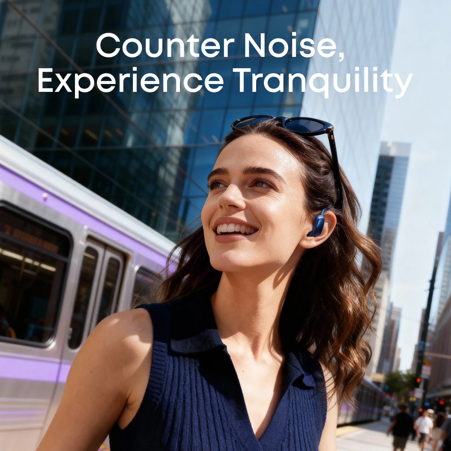 AeroFit 2 Pro｜Dual-Form Earbuds with Open-Ear and Active Noise Cancellation Form