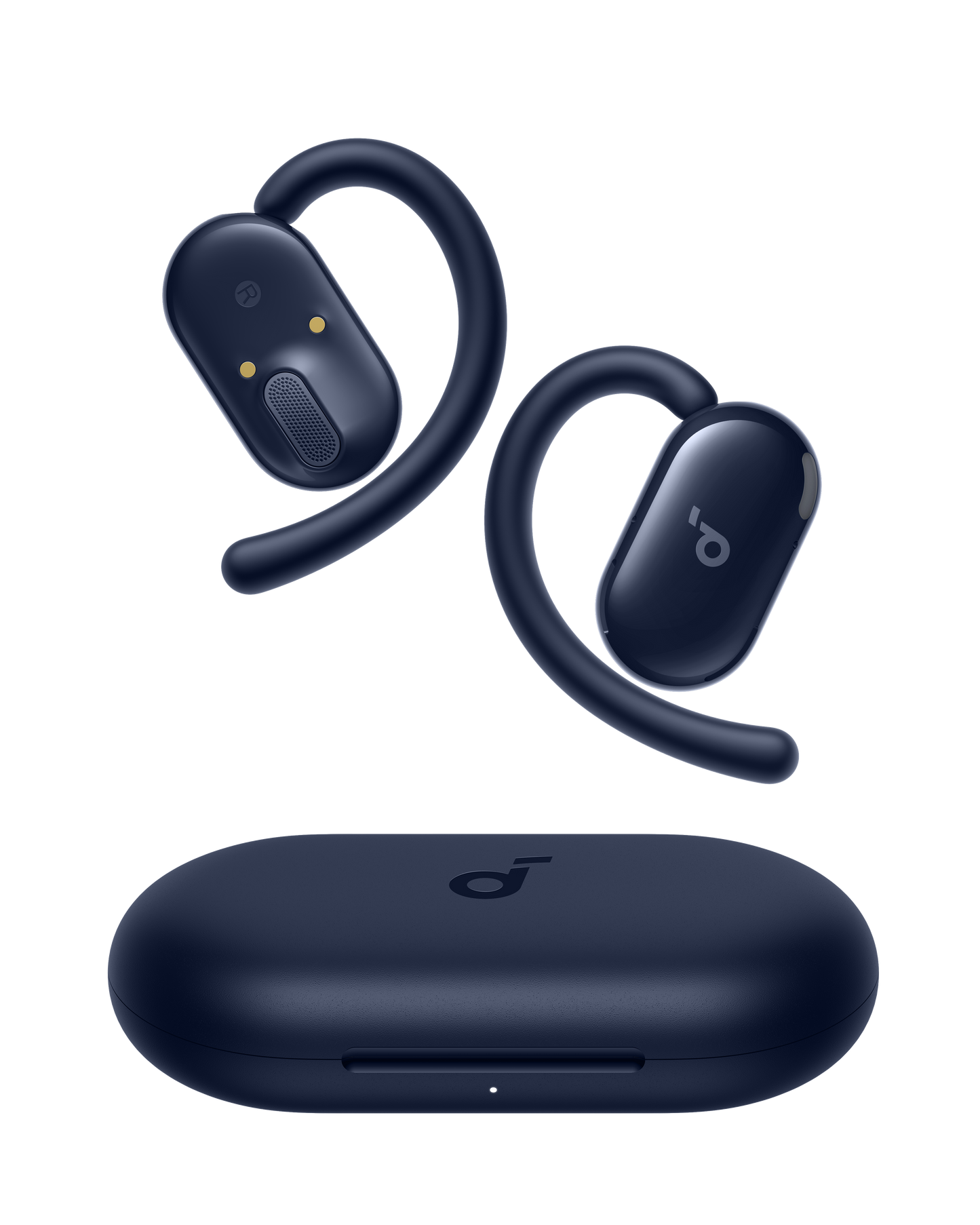 soundcore wireless earbuds with flexible hooks for secure fit