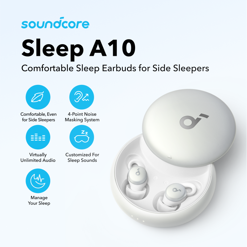 Sleep A10 Noise Blocking Sleep Earbuds - soundcore US