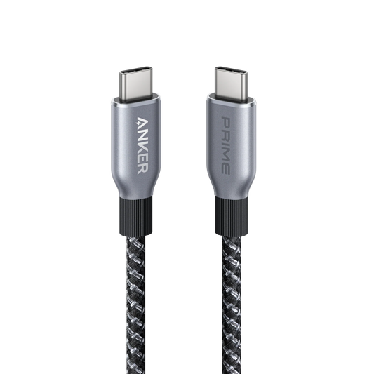 Anker Prime USB-C to USB-C Cable (240W, Upcycled-Braided, 6 ft)