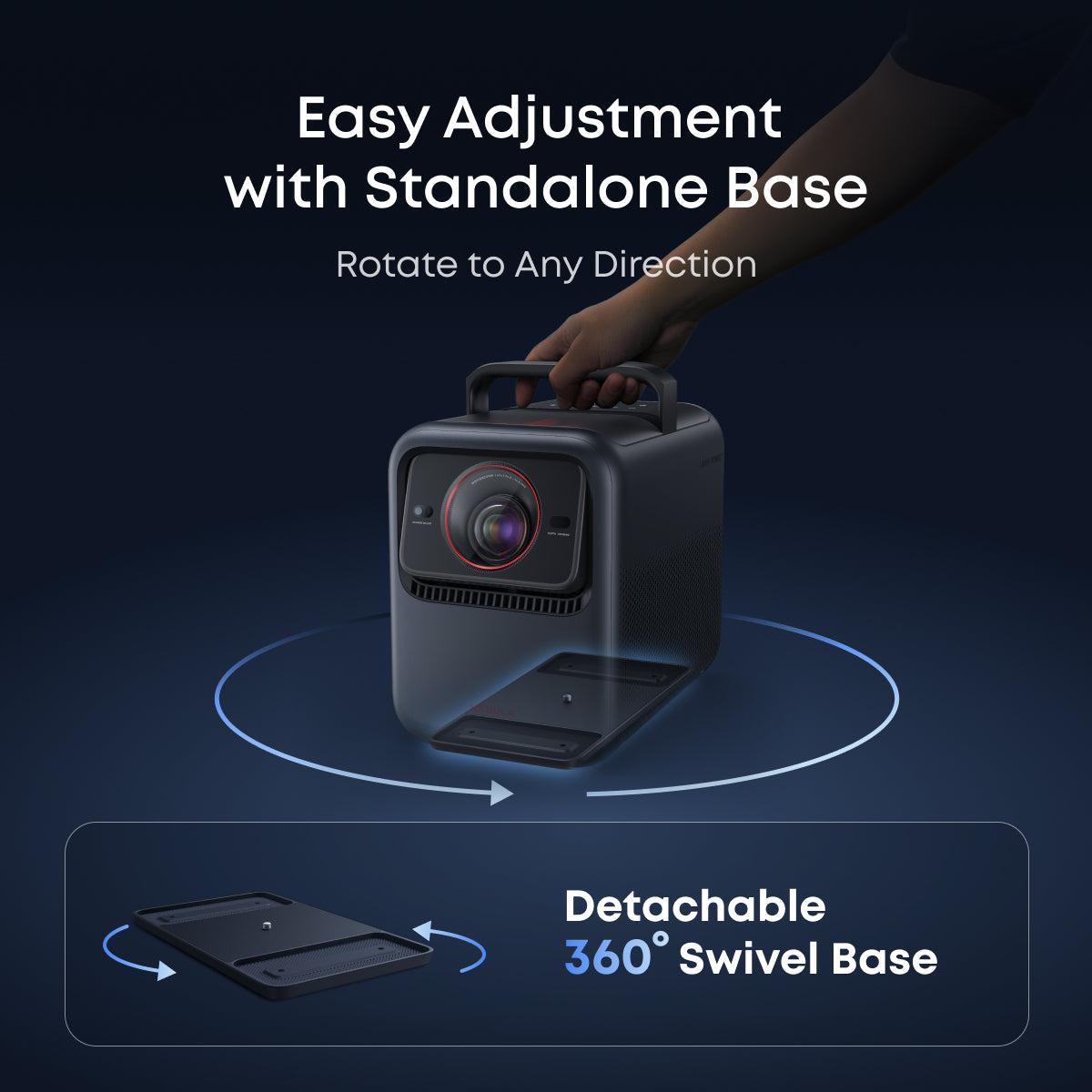 soundcore Nebula X1 Gimbal Stand | Flexible & Auto-Lock