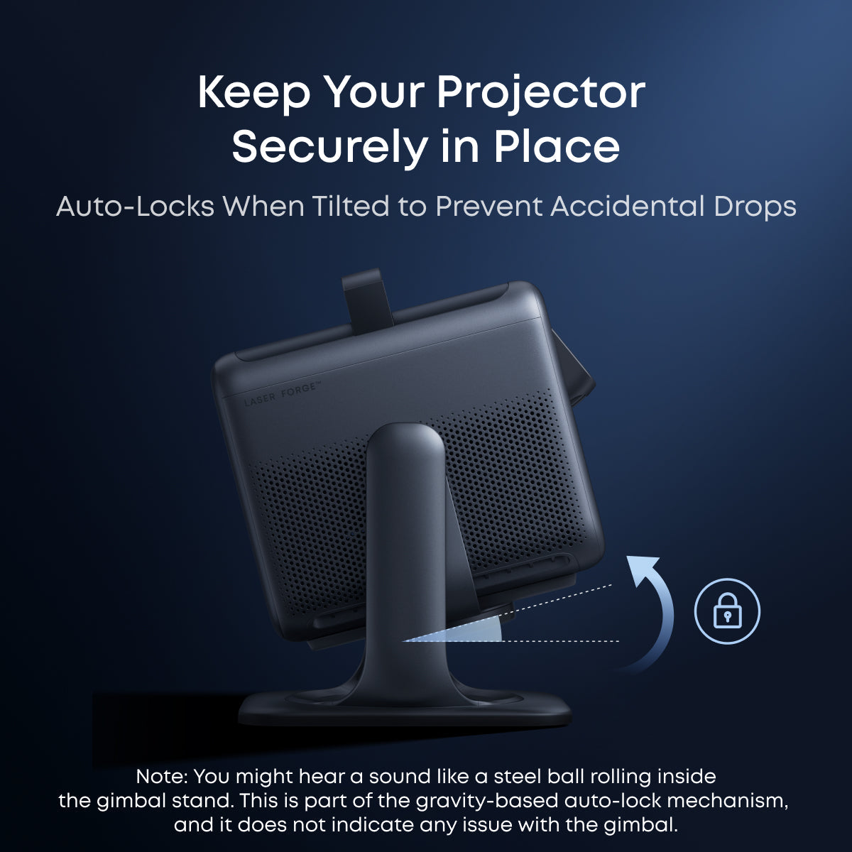 soundcore Nebula X1 Gimbal Stand | Flexible & Auto-Lock