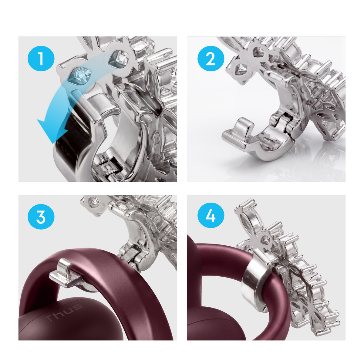 Accessories (4 pairs) for AeroClip 2