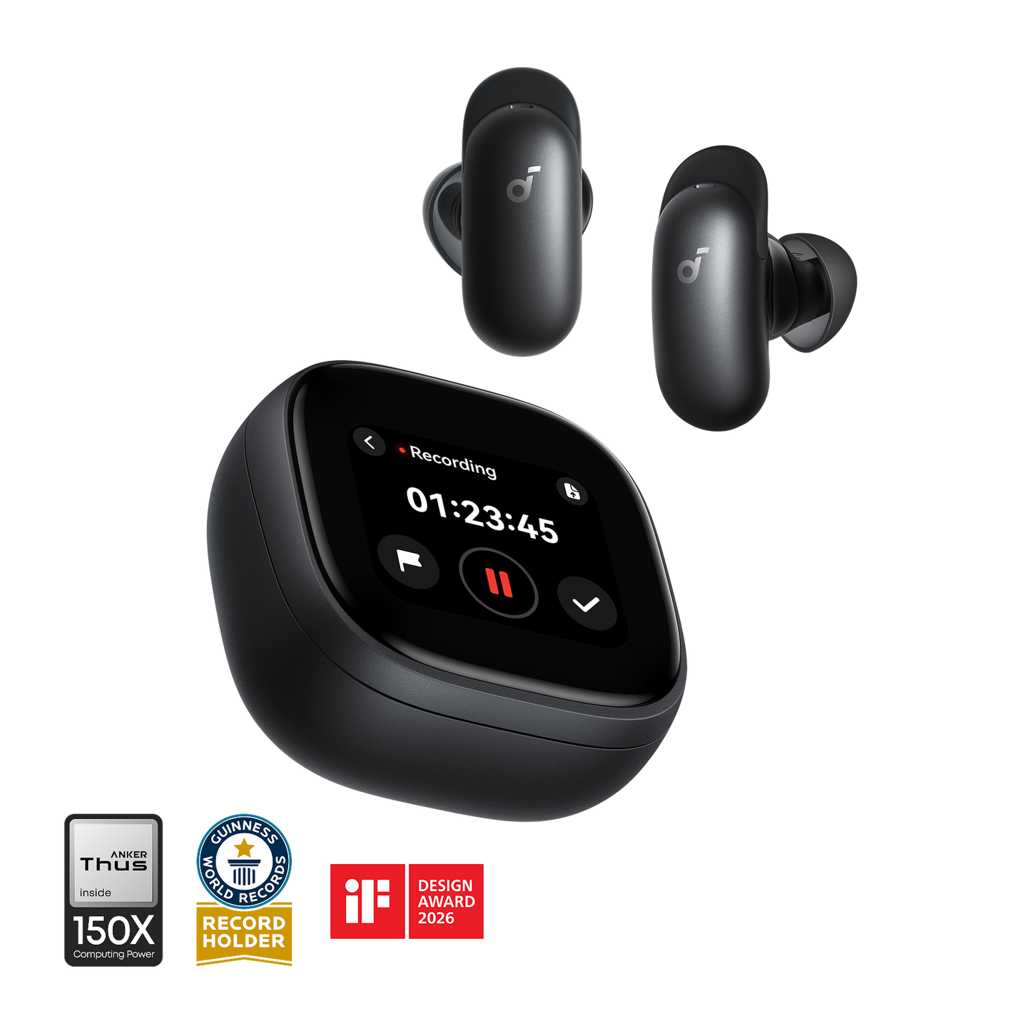 Liberty 5 Pro Max | Earbuds with AI Note-Taker Smart Case
