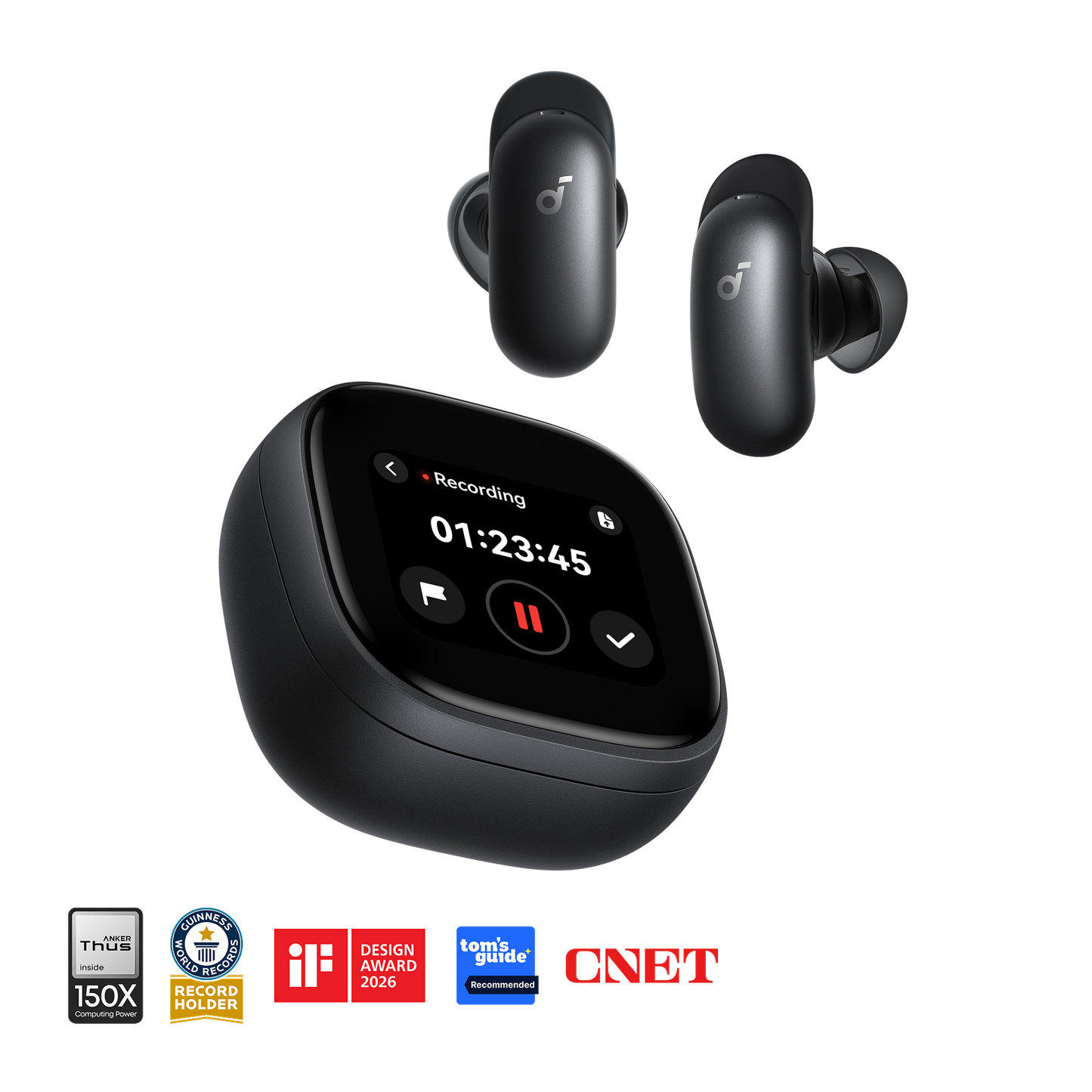 Liberty 5 Pro Max | Earbuds with AI Note-Taker Smart Case