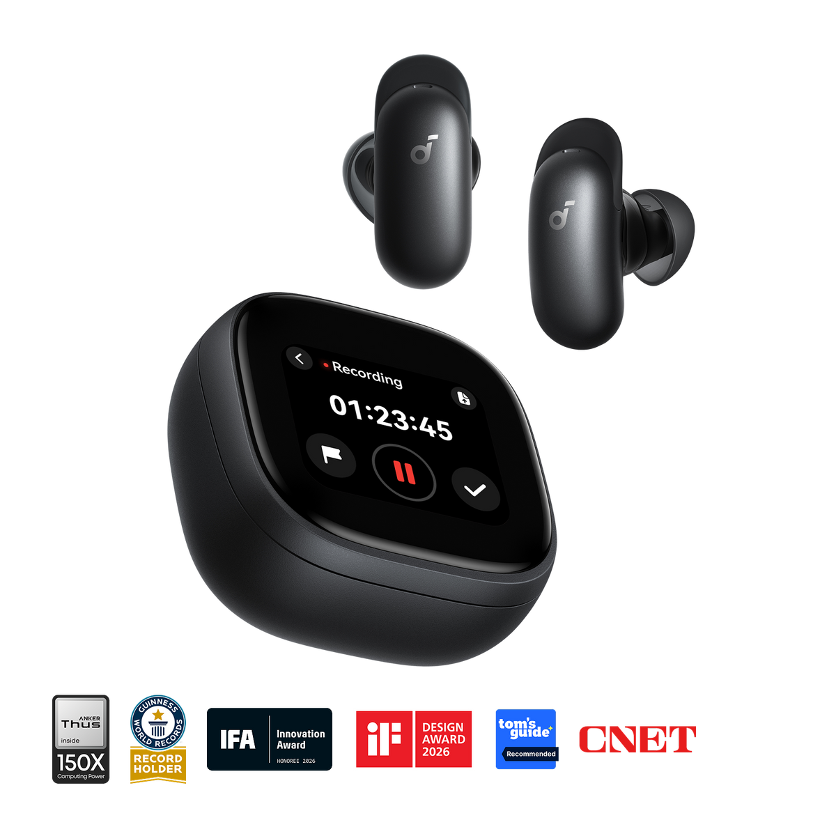 Liberty 5 Pro Max | Earbuds with AI Note-Taker Smart Case