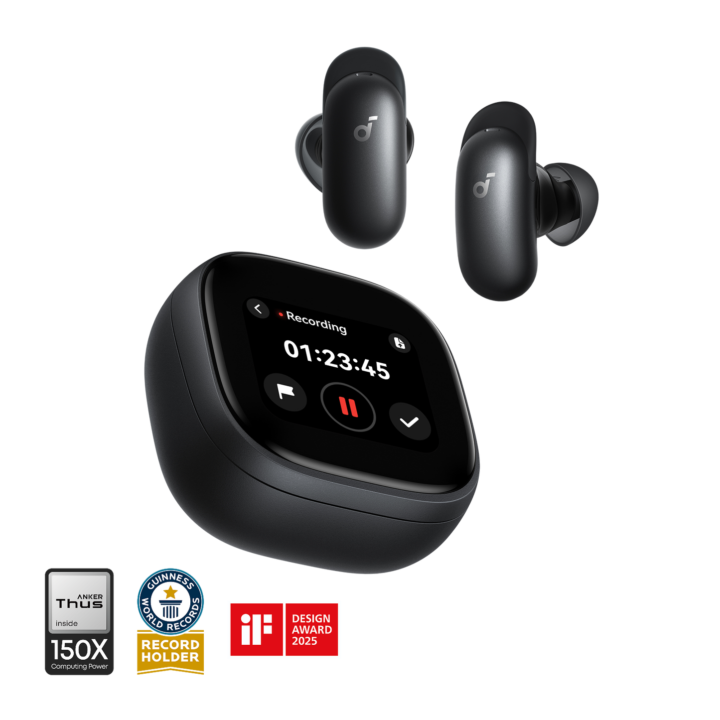 Liberty 5 Pro Max｜AI Recording Earbuds with Smart Case