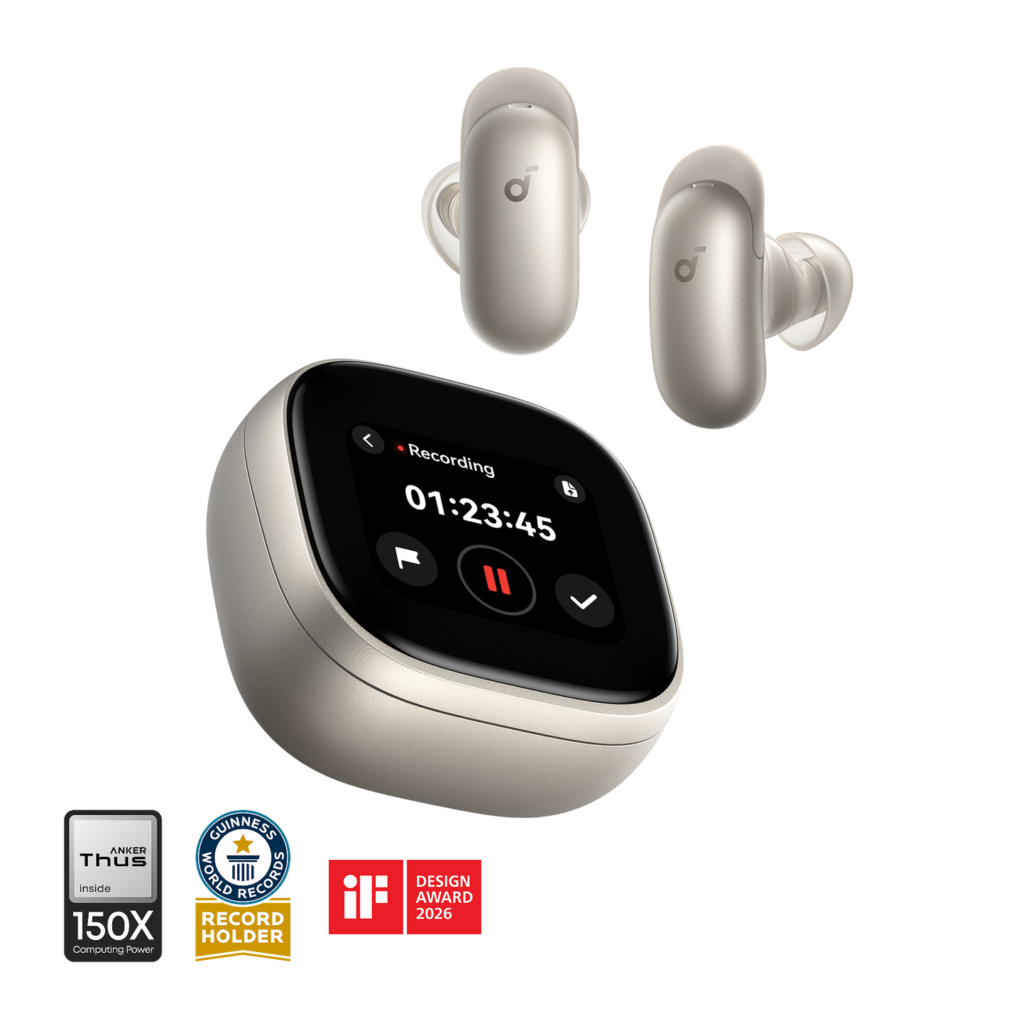 Liberty 5 Pro Max | Earbuds with AI Note-Taker Smart Case