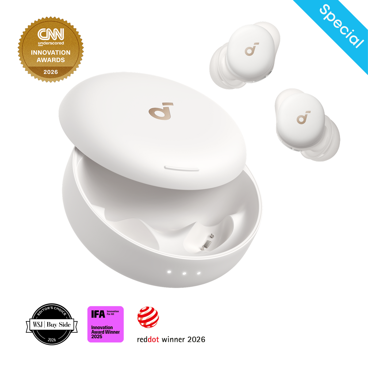 soundcore Sleep A30 Special / Sleep A30 | The World's First Sleep Earbuds with a Triple Noise Reduction System