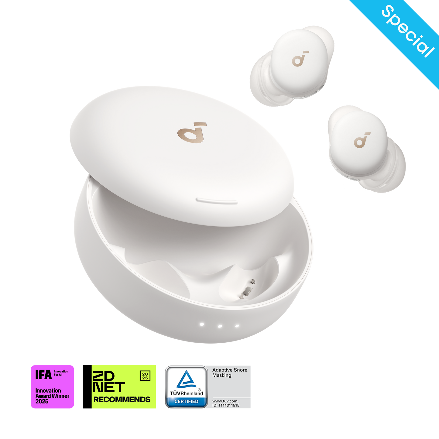 soundcore Sleep A30 Special / Sleep A30 | The World's First Sleep Earbuds with a Triple Noise Reduction System