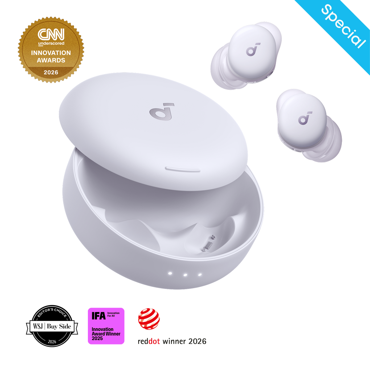 soundcore Sleep A30 Special / Sleep A30 | The World's First Sleep Earbuds with a Triple Noise Reduction System