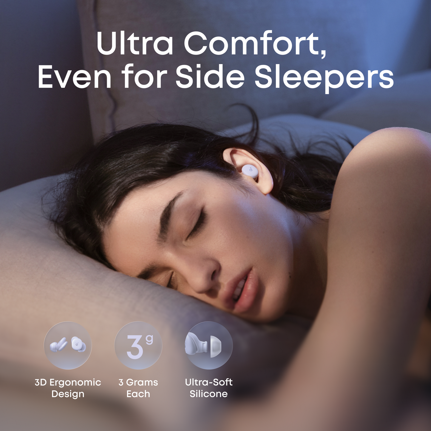 soundcore Sleep A30 Special / Sleep A30 | The World's First Sleep Earbuds with a Triple Noise Reduction System