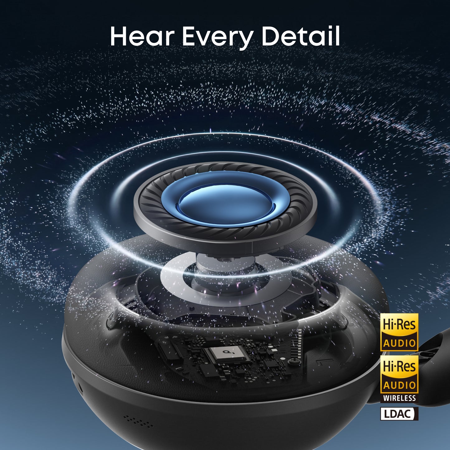 soundcore Space 2 | Comfortable Noise Cancelling Headphones for All-Day Wear