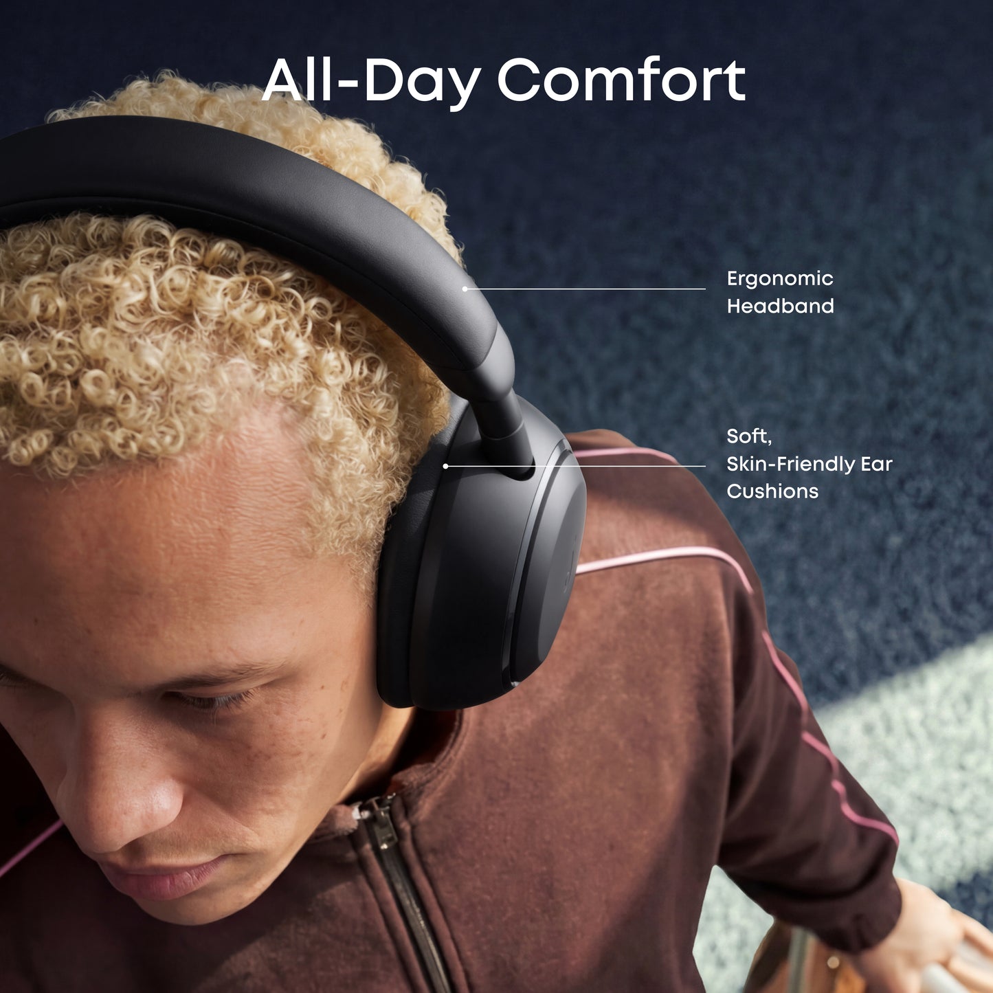 soundcore Space 2 | Comfortable Noise Cancelling Headphones for All-Day Wear