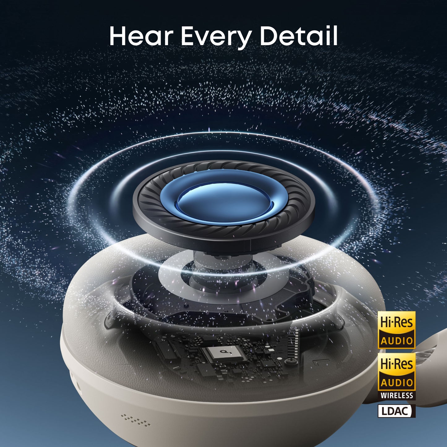 soundcore Space 2 | Comfortable Noise Cancelling Headphones for All-Day Wear