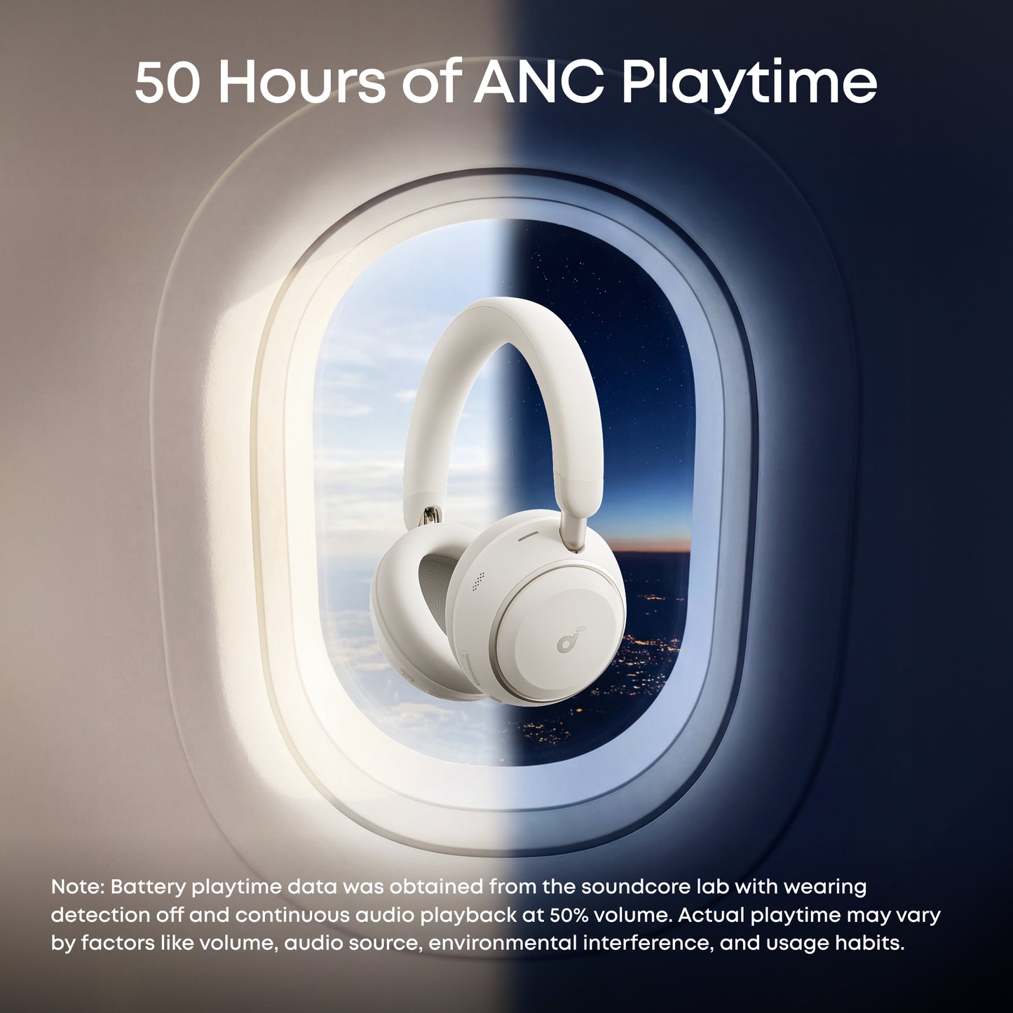 soundcore Space 2 | Comfortable Noise Cancelling Headphones for All-Day Wear