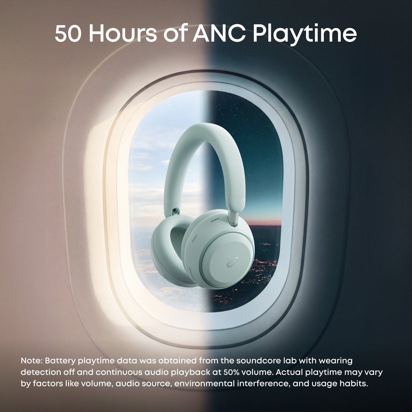 soundcore Space 2 | Comfortable Noise Cancelling Headphones for All-Day Wear