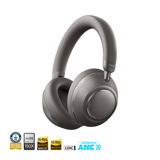 Anker soundcore Space 2 Pro | Over Ear Headphones with Thus™ AI for Clear Calls