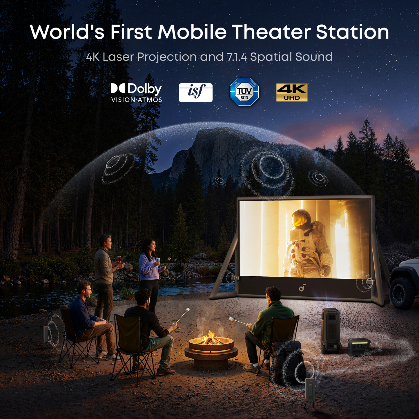 [Pre-order] Nebula X1 Pro 4K Projector | World's First Mobile Theater Station