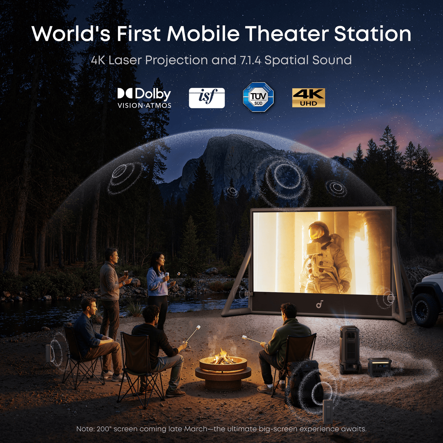 soundcore Nebula X1 Pro 4K Projector | World's First Mobile Theater Station