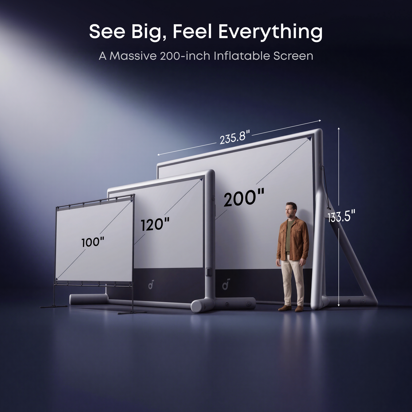 X1 Pro + 200" Inflatable Screen | $190/ First Month