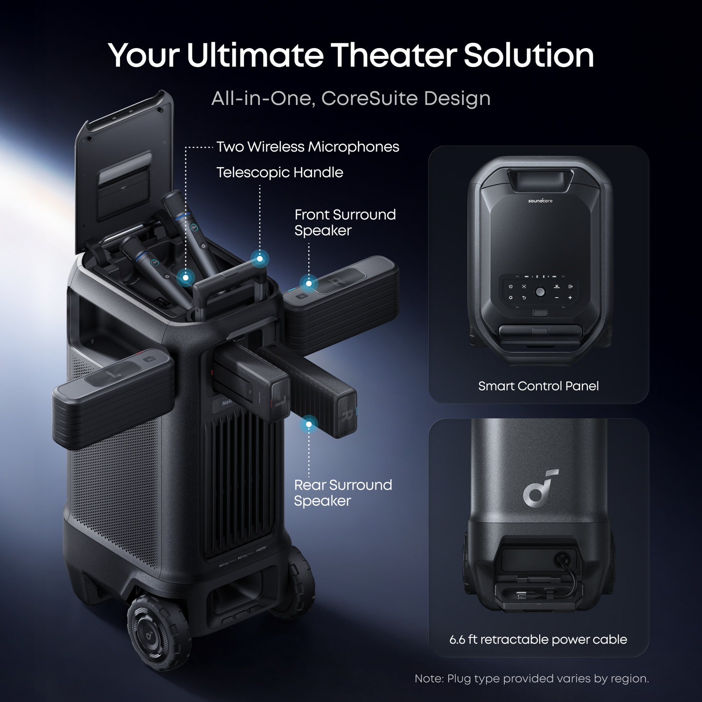 [Pre-order] Nebula X1 Pro 4K Projector | World's First Mobile Theater Station