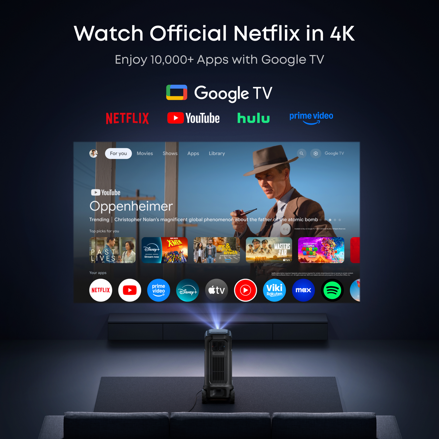 [Pre-order] Nebula X1 Pro 4K Projector | World's First Mobile Theater Station