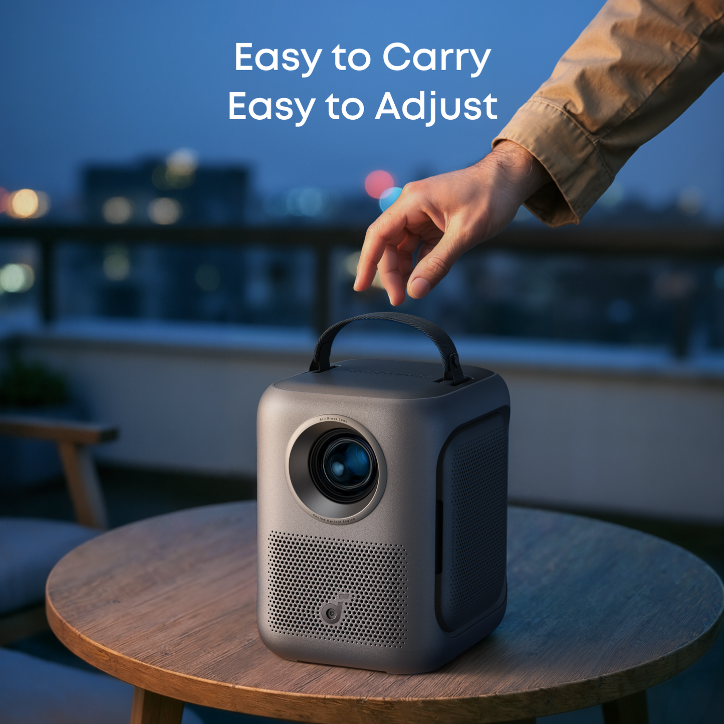 soundcore Nebula P1i | World's First Smart Portable Projector with Flippable Speakers