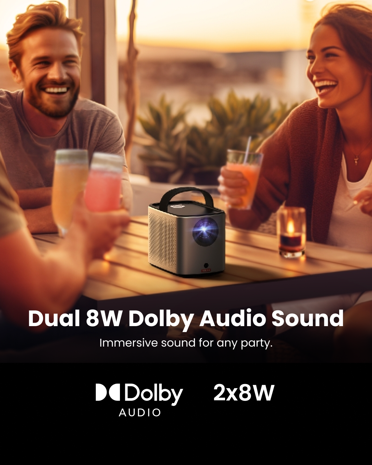 soundcore Nebula Mars 3 Air | Portable Google TV Projector