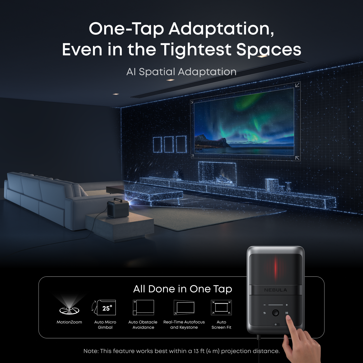 soundcore Nebula X1S 4K Projector | Complete Home Cinema System