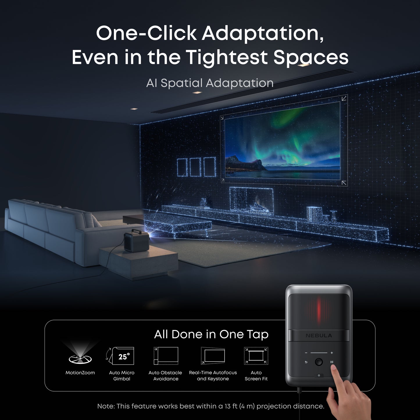 soundcore Nebula X1S 4K Projector | Complete Home Cinema System