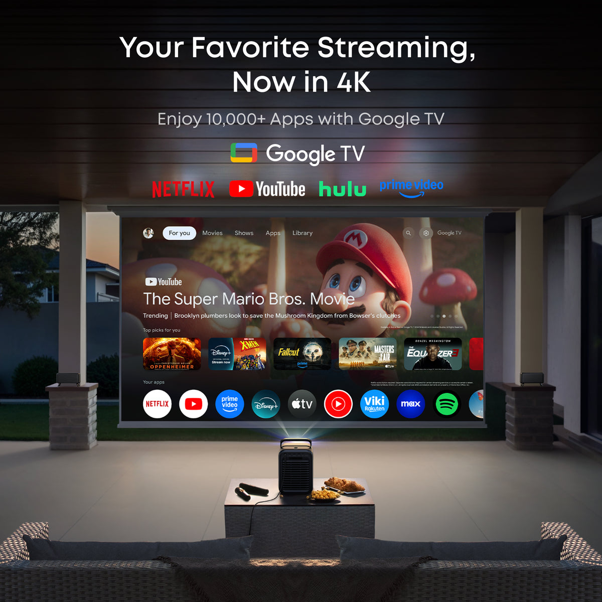 soundcore Nebula X1S 4K Projector | Complete Home Cinema System