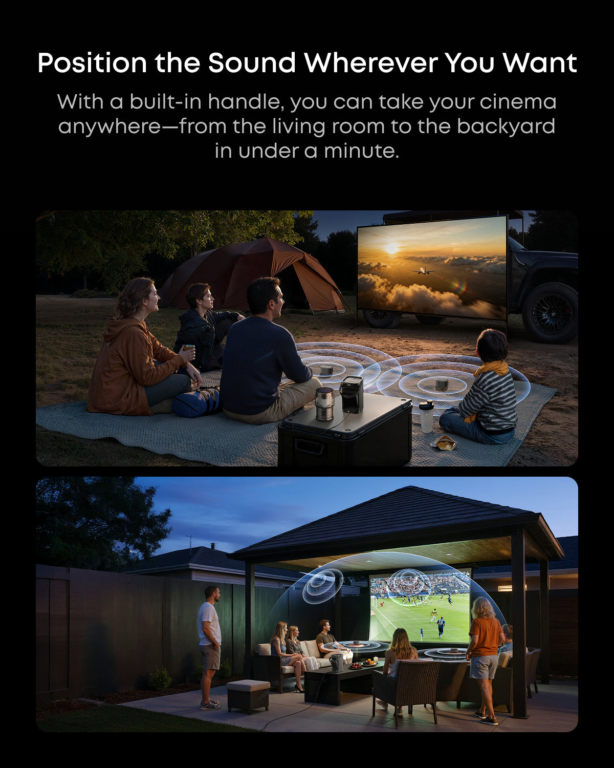 soundcore Nebula P1 | World's First Portable Projector with Detachable Speakers