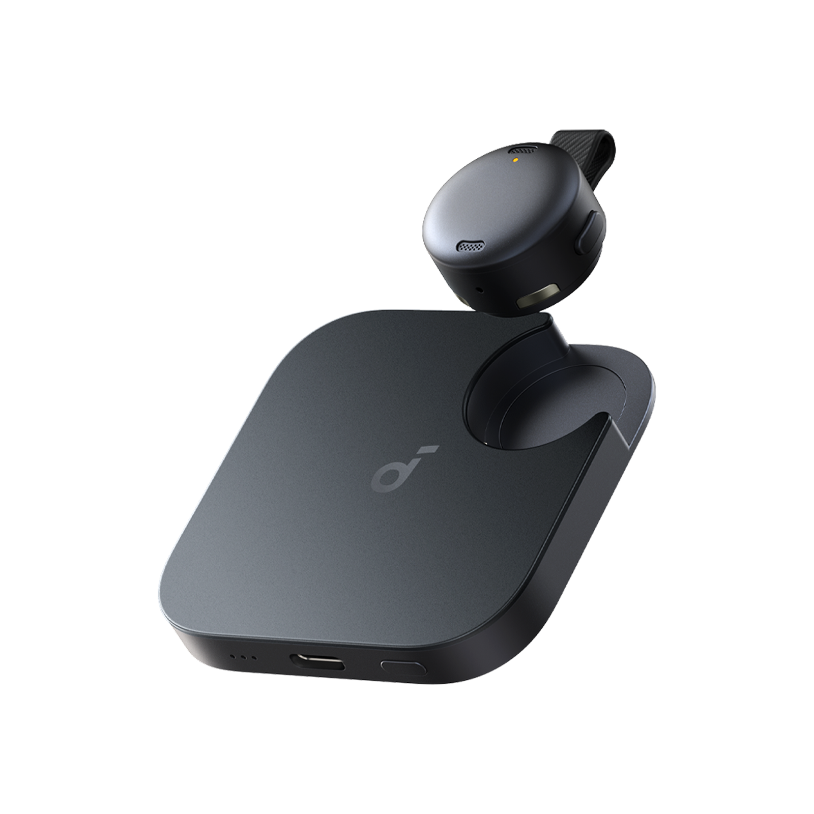 soundcore AI voice recorder with compact charging dock