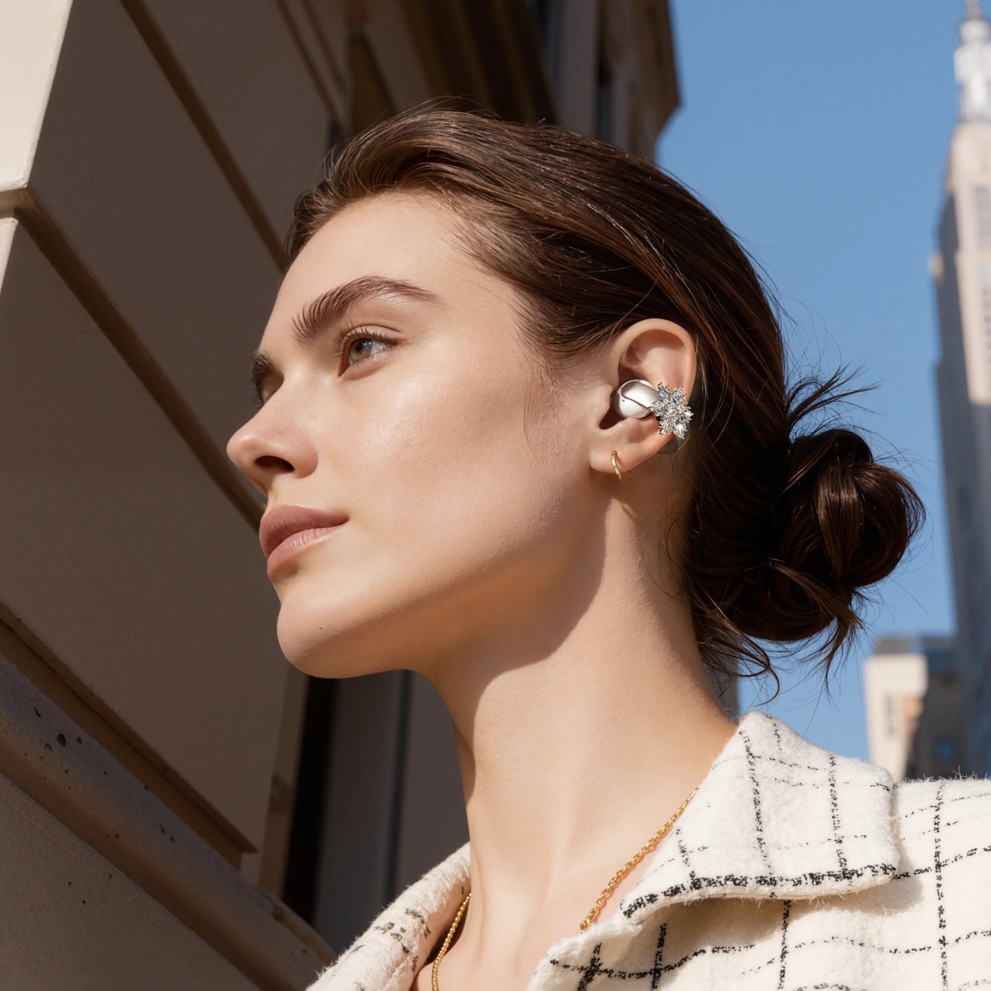 Stylish Snowflake Accessory | Exclusive Design for soundcore AeroClip