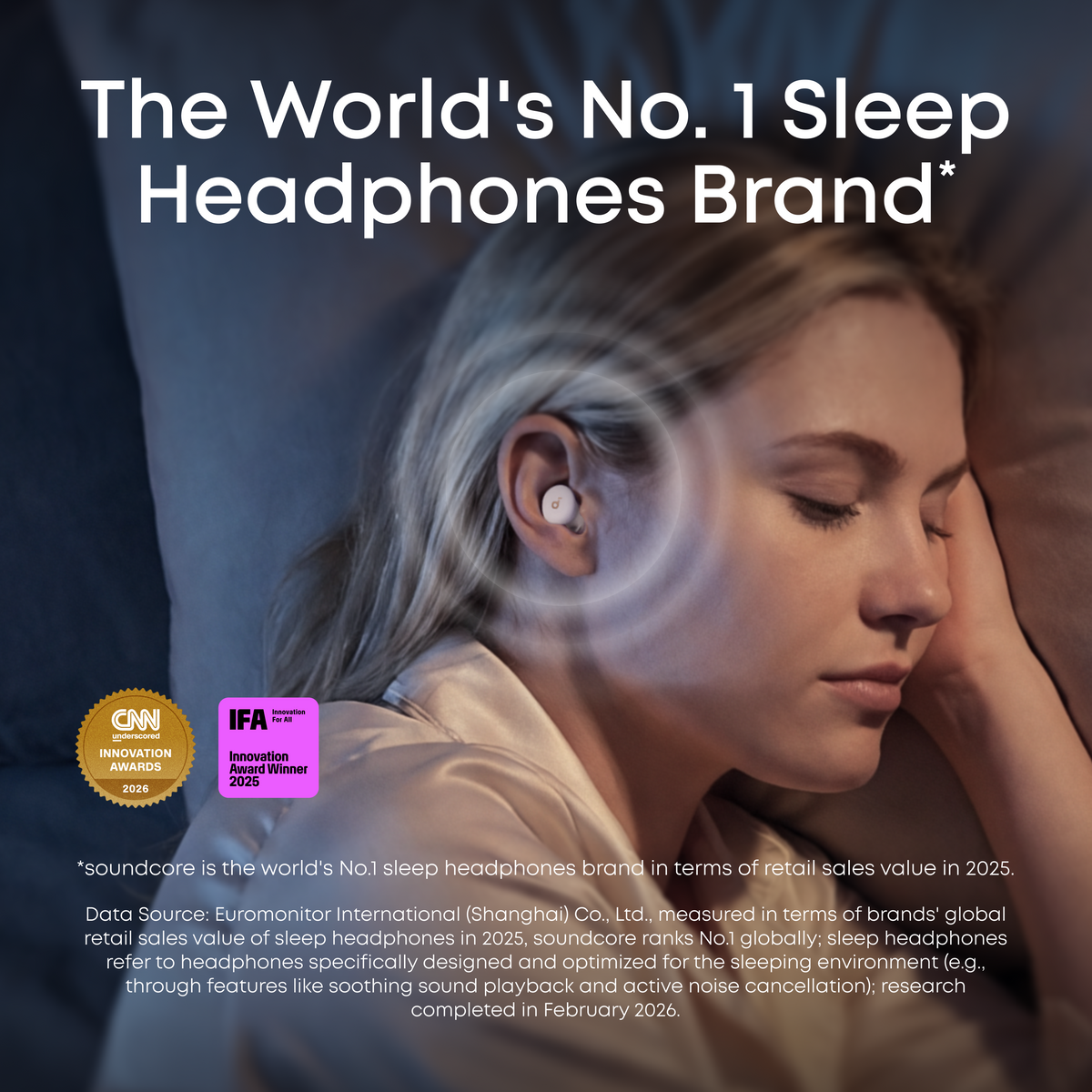 soundcore Sleep A30 Special / Sleep A30 | The World's First Sleep Earbuds with a Triple Noise Reduction System